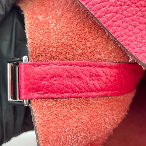 HERMES Picotan Lock PM Handbag pink WS32760
