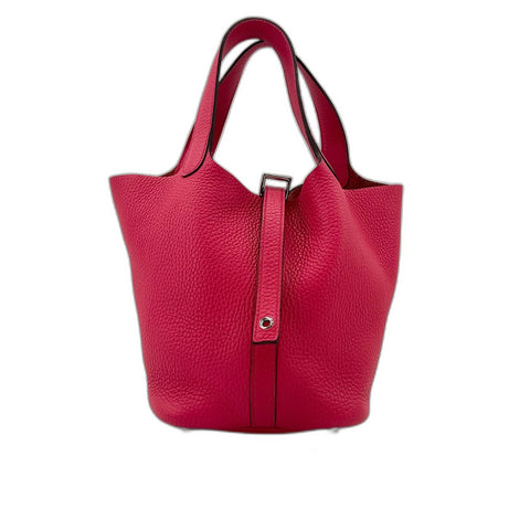 HERMES Picotan Lock PM Handbag pink WS32760