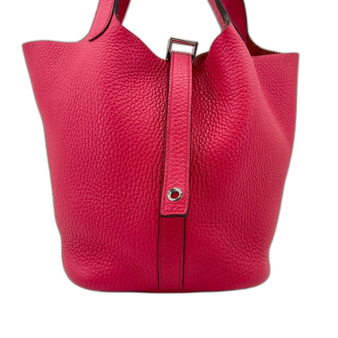 HERMES Picotan Lock PM Handbag pink WS32760