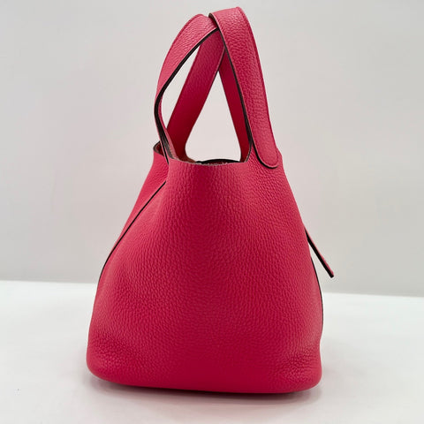 HERMES Picotan Lock PM Handbag pink WS32760