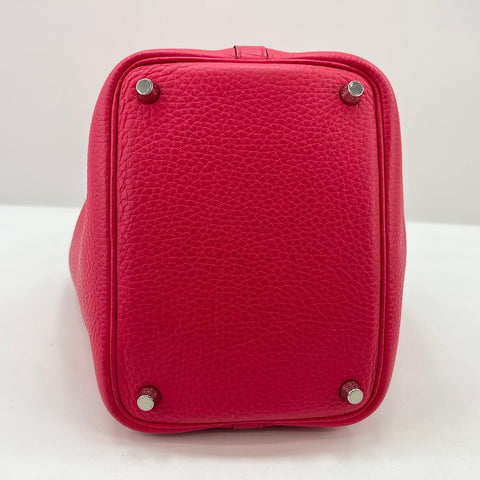 HERMES Picotan Lock PM Handbag pink WS32760