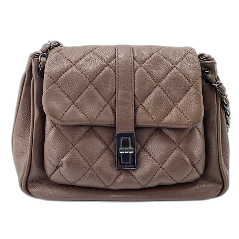 CHANEL Shoulder Bag Brown WS32762