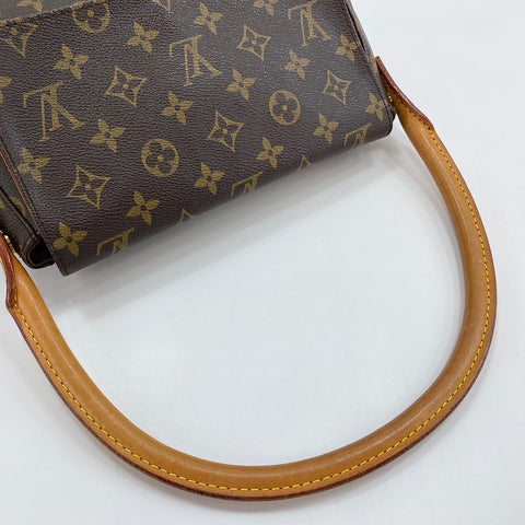LOUIS VUITTON Mini looping Shoulder Bag Brown WS32766