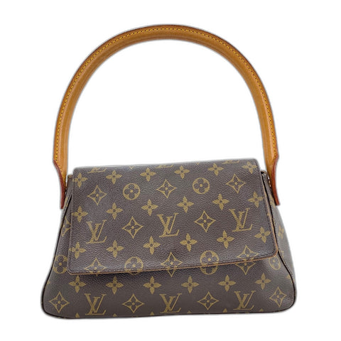 LOUIS VUITTON Mini looping Shoulder Bag Brown WS32766