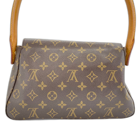 LOUIS VUITTON Mini looping Shoulder Bag Brown WS32766