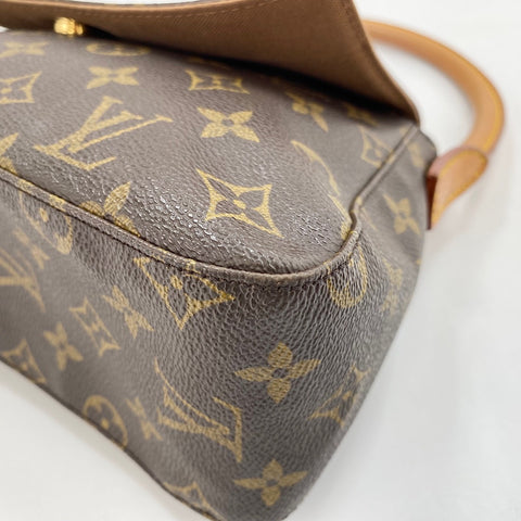 LOUIS VUITTON Mini looping Shoulder Bag Brown WS32766