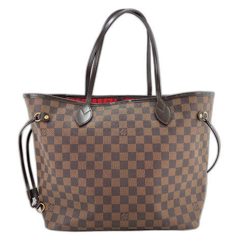 LOUIS VUITTON Neverfull MM Handbag Brown WS32768