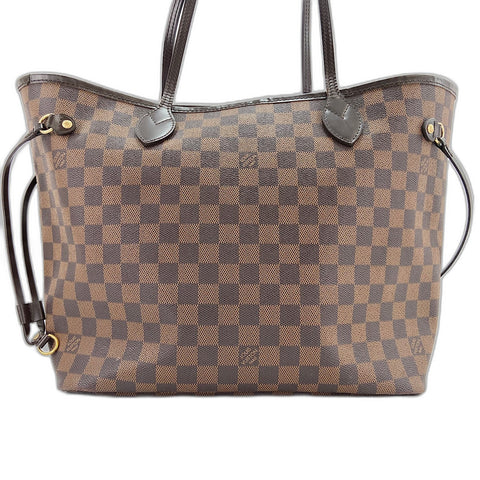 LOUIS VUITTON Neverfull MM Handbag Brown WS32768