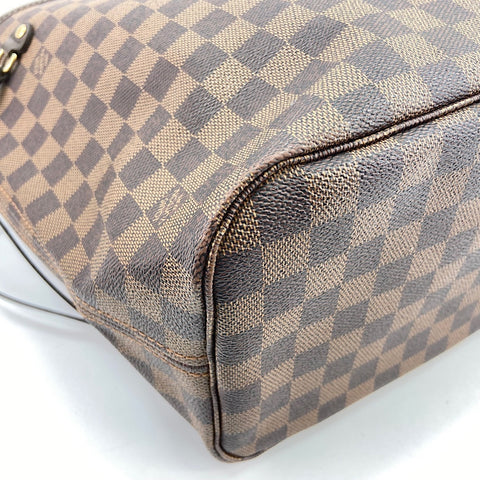 LOUIS VUITTON Neverfull MM Handbag Brown WS32768