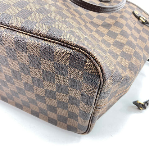 LOUIS VUITTON Neverfull MM Handbag Brown WS32768