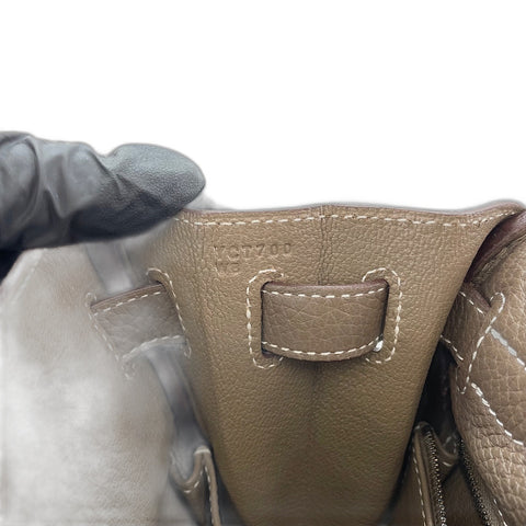 HERMES Kelly 28 Handbag Brown WS32774