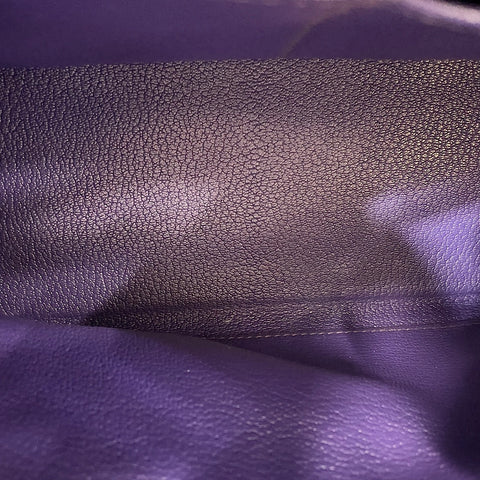 HERMES Kelly 28 Handbag purple WS32775
