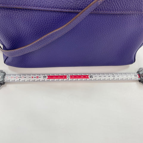 HERMES Kelly 28 Handbag purple WS32775