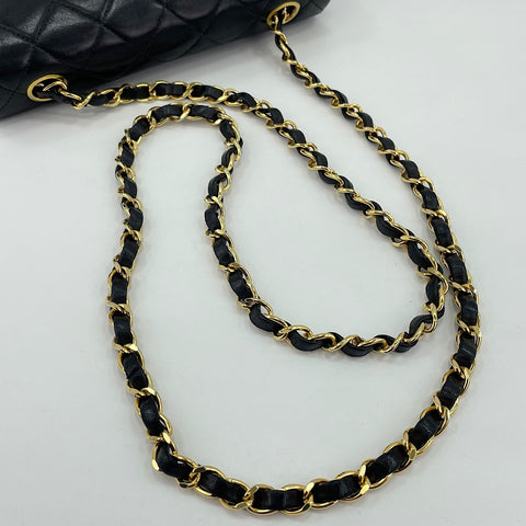 CHANEL Matelasse Shoulder Bag lambskin black WS32777