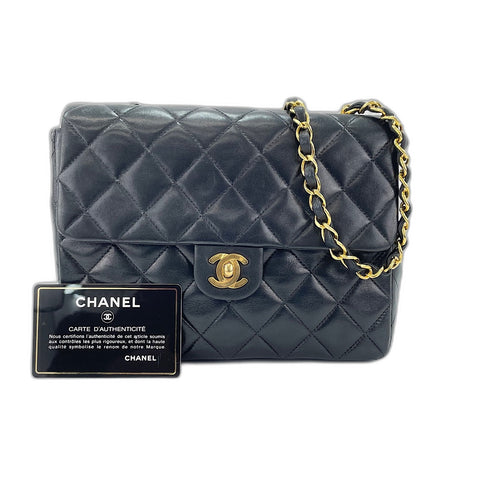 CHANEL Matrasse Shoulder Bag lambskin black WS32777