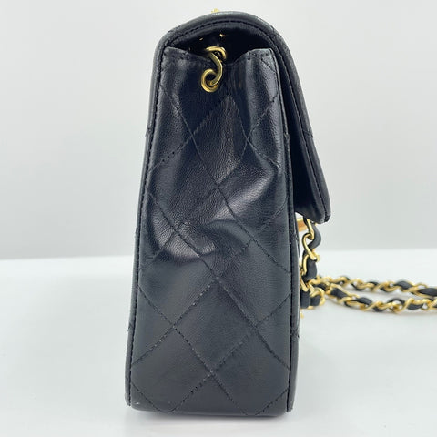 CHANEL Matrasse Shoulder Bag lambskin black WS32777