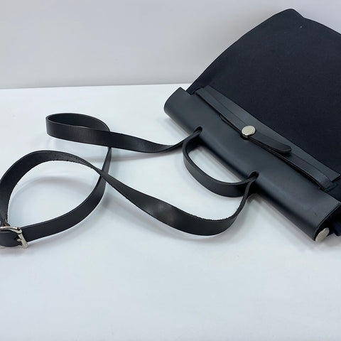 HERMES Herbag Tote Bag black WS32781