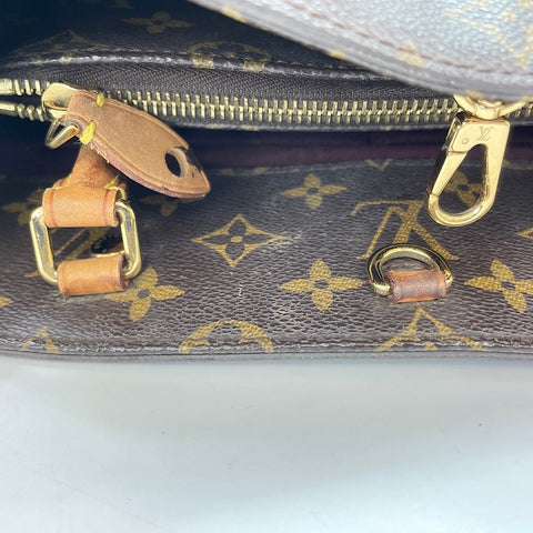 LOUIS VUITTON Montaigne MM Handbag Brown WS32782