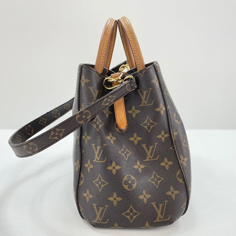 LOUIS VUITTON Montaigne MM Handbag Brown WS32782