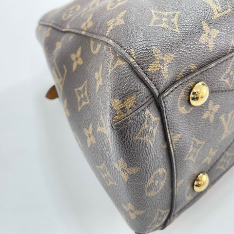LOUIS VUITTON Montaigne MM Handbag Brown WS32782