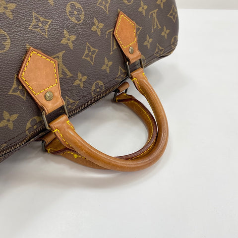LOUIS VUITTON Speedy 35 Handbag Brown WS32784