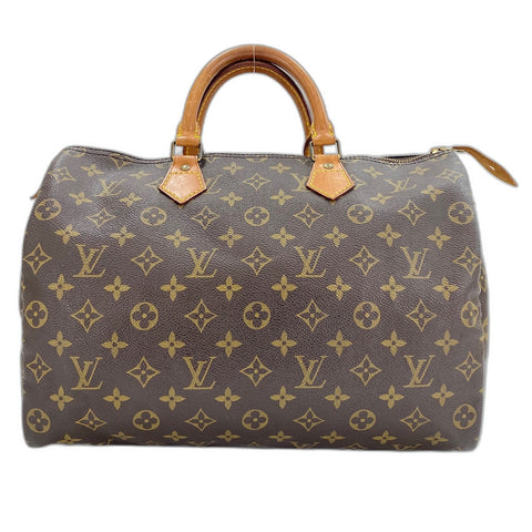 LOUIS VUITTON Speedy 35 Handbag Brown WS32784