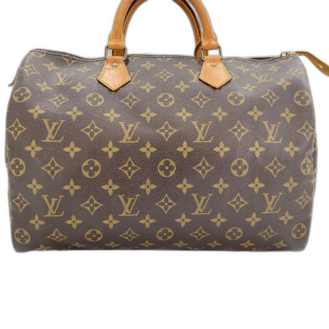 LOUIS VUITTON Speedy 35 Handbag Brown WS32784