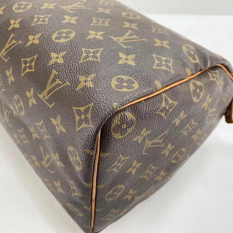 LOUIS VUITTON Speedy 35 Handbag Brown WS32784