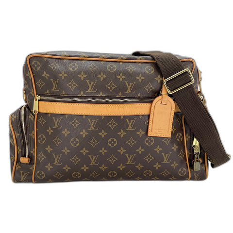 LOUIS VUITTON Saxophone Wash Shoulder Bag Brown WS32785