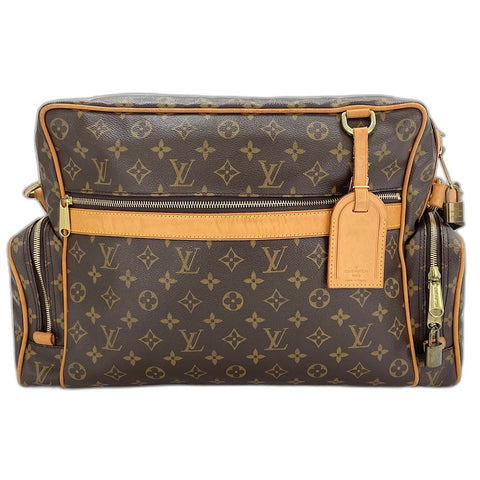 LOUIS VUITTON Saxophone Wash Shoulder Bag Brown WS32785