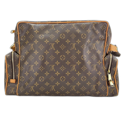 LOUIS VUITTON Saxophone Wash Shoulder Bag Brown WS32785