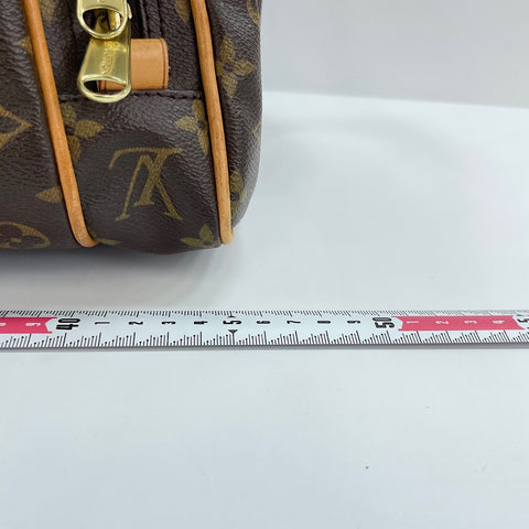 LOUIS VUITTON Saxophone Wash Shoulder Bag Brown WS32785