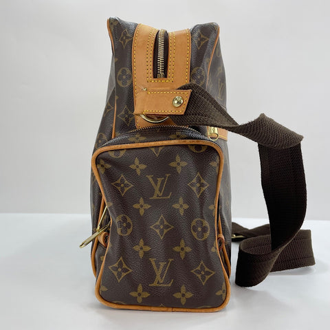 LOUIS VUITTON Saxophone Wash Shoulder Bag Brown WS32785