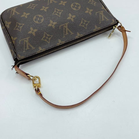 LOUIS VUITTON Pochette Accessoires Handbag Brown WS32789