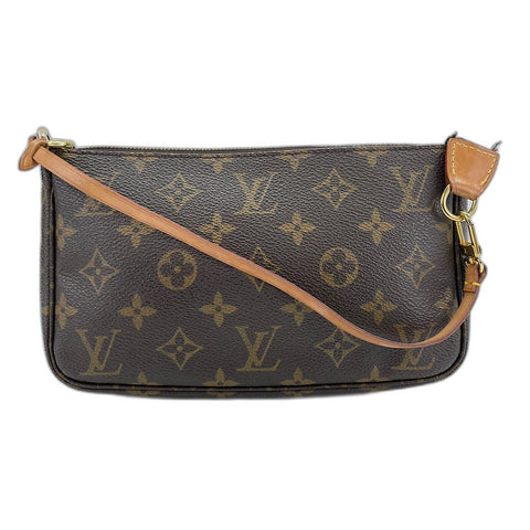 LOUIS VUITTON Pochette Accessoires Handbag Brown WS32789