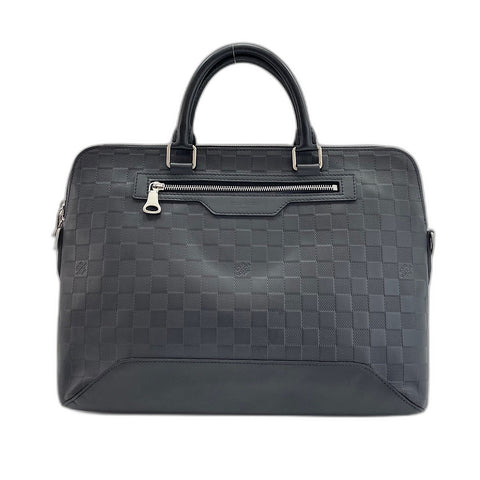 LOUIS VUITTON Avenue Briefcase Handbag black WS32796