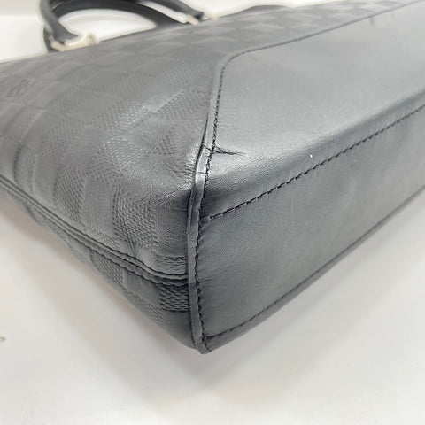 LOUIS VUITTON Avenue Briefcase Handbag black WS32796