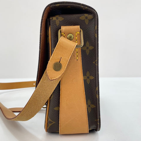 LOUIS VUITTON Cartesier MM Shoulder Bag Brown WS32801