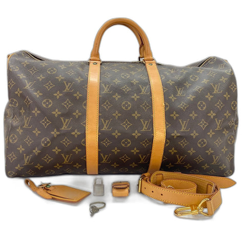 LOUIS VUITTON Kiepol Bandriere 50 Handbag Brown WS32802