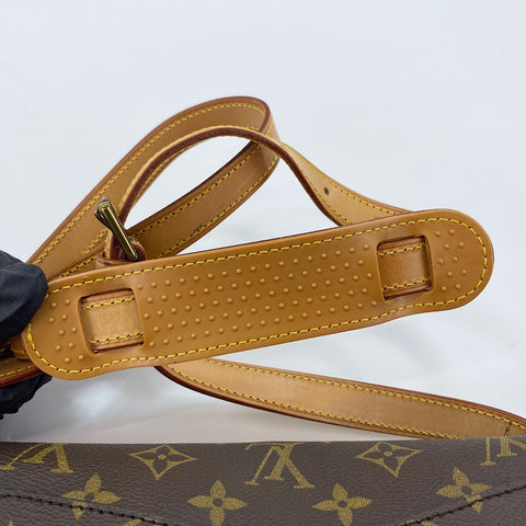 LOUIS VUITTON Monogram Saint Cloud GM Shoulder Bag Brown WS32806