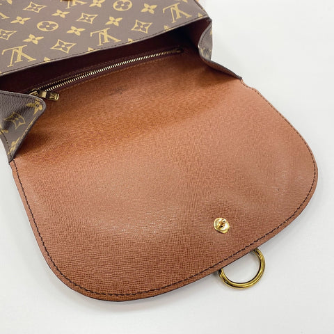 LOUIS VUITTON Monogram Saint Cloud GM Shoulder Bag Brown WS32806