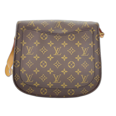 LOUIS VUITTON Monogram Saint Cloud GM Shoulder Bag Brown WS32806