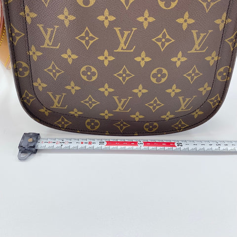 LOUIS VUITTON Monogram Saint Cloud GM Shoulder Bag Brown WS32806