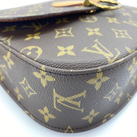 LOUIS VUITTON Monogram Saint Cloud GM Shoulder Bag Brown WS32806