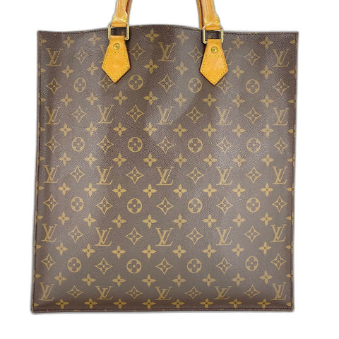LOUIS VUITTON Sac Plat Tote Bag Brown WS32809