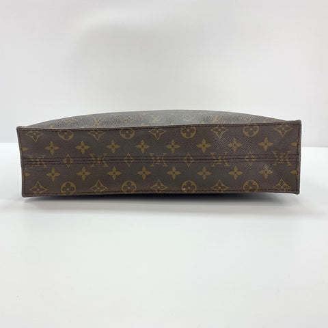 LOUIS VUITTON Sac Plat Tote Bag Brown WS32809