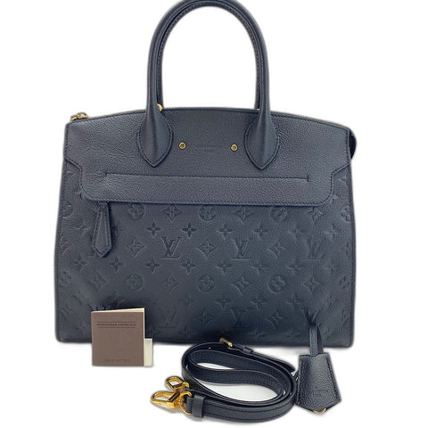 LOUIS VUITTON Ponneuf GM Tote Bag black WS32811