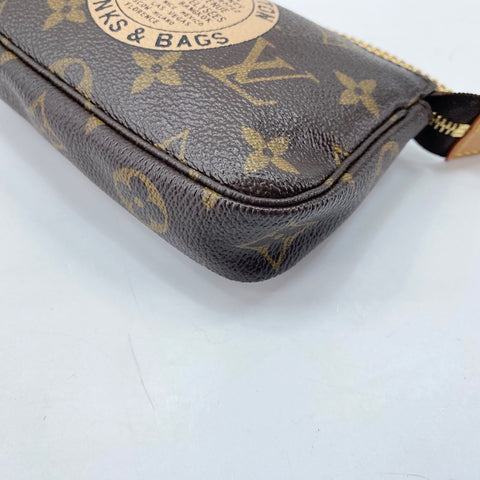 LOUIS VUITTON Mini Pochette Accessoires Handbag Brown WS32812