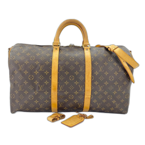 LOUIS VUITTON Kiepol Bandriere 50 Boston bag Brown WS32814