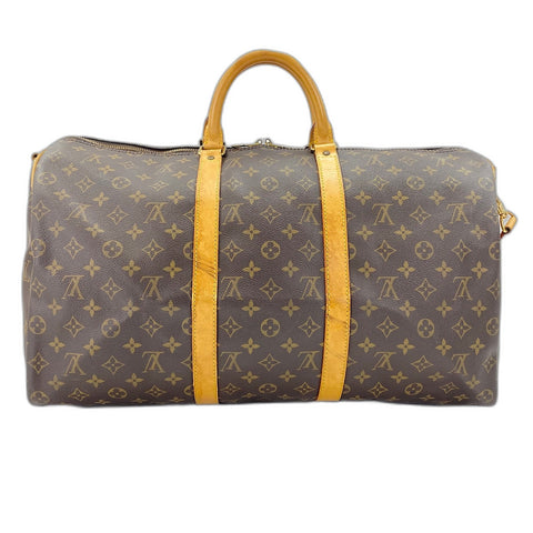 LOUIS VUITTON Kiepol Bandriere 50 Boston bag Brown WS32814